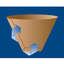 Carica l'immagine nel visualizzatore di Gallery, Menalux CFP4 - 100 filtri in carta, numero 4, per macchina da caffè Drip