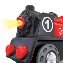 Carica l'immagine nel visualizzatore di Gallery, Hape Battery Powered Train Engine No. 1 Red and Black for Ages 3+