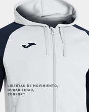 Carica l'immagine nel visualizzatore di Gallery, Joma 101967.203.L Giacca con Cappuccio Academy IV, Navy - Bianco