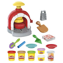 Carica l'immagine nel visualizzatore di Gallery, Play-Doh Kitchen Creations - La Pizzeria, playset con 6 vasetti di Pasta modellabile e 8 Accessori