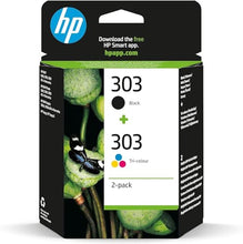 Carica l'immagine nel visualizzatore di Gallery, HP 303 Nero e Tricromia, 3YM92AE, Confezione da 2 Cartucce Originali HP, Compatibili con Stampanti HP Tango e Tango X, Envy 6220, 6230, 7130 e 7830