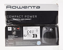 Carica l'immagine nel visualizzatore di Gallery, Rowenta SO2210 Compact Power Termoventilatore Potente e Compatto, Riscalda e Raffredda Gli Ambienti, Ottimo per Qualsiasi Stagione, 2000 W, 220 V, Nero