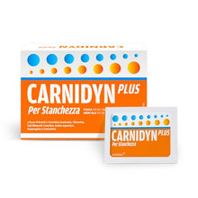 Carica l'immagine nel visualizzatore di Gallery, Carnidyn Plus Integratore Alimentare per Stanchezza Mentale e Fisica, 20 Bustine da 5g da Sciogliere in Acqua, Gusto Agrumi