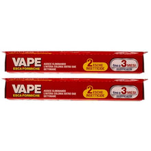 Carica l'immagine nel visualizzatore di Gallery, Insetticida Vape Antiformiche - 2 Confezioni da 2 Esche Per Uso In Spazi Interni e Esterni