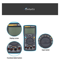 Carica l'immagine nel visualizzatore di Gallery, Multimetro Digitale Intelligente Ricaricabile Multimetro Digitale True RMS Voltmetro Professionale Amperometro Tensione Temp capacità Tester Meter