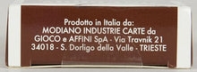 Carica l'immagine nel visualizzatore di Gallery, Modiano- Carte da Gioco del 150° Anniversario, Colore Napoletane Marroni, 300082