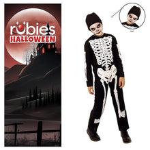 Carica l'immagine nel visualizzatore di Gallery, Rubies Costume Skelito per bambino e bambina, Tuta stampato e cappuccio, Ufficiale, Scheletro, Skeletons per Halloween, Feste e Cosplay