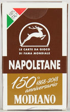 Carica l'immagine nel visualizzatore di Gallery, Modiano- Carte da Gioco del 150° Anniversario, Colore Napoletane Marroni, 300082