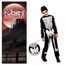 Carica l'immagine nel visualizzatore di Gallery, Rubies Costume Skelito per bambino e bambina, Tuta stampato e cappuccio, Ufficiale, Scheletro, Skeletons per Halloween, Feste e Cosplay