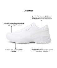 Carica l'immagine nel visualizzatore di Gallery, PUMA Cilia Mode, Sneaker Donna, White Silver, 39 EU