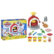 Carica l'immagine nel visualizzatore di Gallery, Play-Doh Kitchen Creations - La Pizzeria, playset con 6 vasetti di Pasta modellabile e 8 Accessori