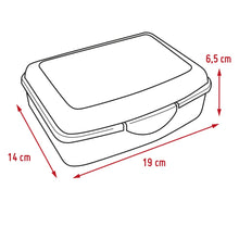 Carica l'immagine nel visualizzatore di Gallery, NERTHUS FIH 922 Lunchbox per bambini unicorni, leggera e facile da pulire