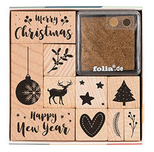 Carica l'immagine nel visualizzatore di Gallery, folia 31108 Timbro Set, Multicolore