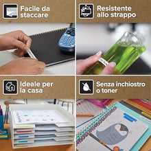 Carica l'immagine nel visualizzatore di Gallery, Dymo LetraTag LT-100T Etichettatrice | Macchina etichettatrice palmare | Display LCD a 13 caratteri | Ideale per casa o ufficio