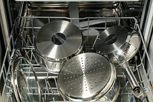 Carica l'immagine nel visualizzatore di Gallery, Amazon Basics 11 Pezzi Set di Pentole a Induzione - Acciaio Inox, con Coperchi, Argento