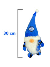 Carica l'immagine nel visualizzatore di Gallery, Inter | Gnomo Natale Arredo | 30 Cm | Nero/Azzurro| Prodotto Ufficiale
