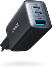 Carica l'immagine nel visualizzatore di Gallery, Anker Caricatore USB C rapido 735 (Nano II 65W) Pod a 3 Porte PPS, Alimentatore Compatto USB C per MacBook PRO/Air, iPad PRO, Steam Deck, Galaxy S20, dell XPS 13, Note 20, iPhone 16/15 Pro Max, Pixel