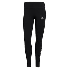 Carica l'immagine nel visualizzatore di Gallery, adidas Donna Essentials High-Waisted Logo Leggings, Black/White, L