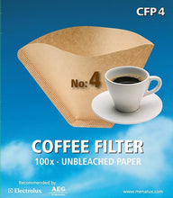 Carica l'immagine nel visualizzatore di Gallery, Menalux CFP4 - 100 filtri in carta, numero 4, per macchina da caffè Drip