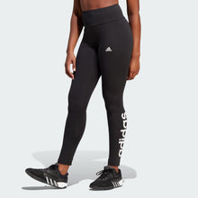 Carica l'immagine nel visualizzatore di Gallery, adidas Donna Essentials High-Waisted Logo Leggings, Black/White, L