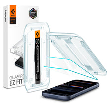 Carica l'immagine nel visualizzatore di Gallery, Spigen Glas.tR EZ Fit Vetro Temperato compatibile con iPhone 17 Pro, iPhone 17, iPhone 16 Pro, 2 Pezzi, Installazione Facile, Cristallino, Durezza 9H Pellicola prottetiva