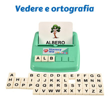 Carica l'immagine nel visualizzatore di Gallery, BOHS Juego de Ortografía en Italiano - Ve y Oculta la Ortografía - 60 Tarjetas Flash - Juguetes Educativos para el Aprendizaje de Idiomas en Preescolar