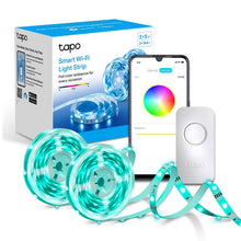 Carica l'immagine nel visualizzatore di Gallery, Tapo L900 Smart Wi-Fi Striscia LED, Controllo Vocale Compatibile con Alexa e Google Assistant, 2 Confezioni L900-5 con 1 Alimentatore, Sync-to-Music, Accorciabile e Controllo dall'APP