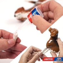Carica l'immagine nel visualizzatore di Gallery, Loctite Super Attak Precision Plus, Colla liquida trasparente con beccuccio extra lungo, Colla attaccatutto forte multimateriale, Super colla resistente e precisa, 1x8g