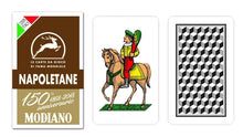 Carica l'immagine nel visualizzatore di Gallery, Modiano- Carte da Gioco del 150° Anniversario, Colore Napoletane Marroni, 300082