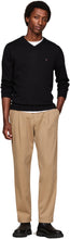 Carica l'immagine nel visualizzatore di Gallery, Tommy Hilfiger Pullover Uomo Cashmere V Neck Pullover in Maglia, Nero (Black), M