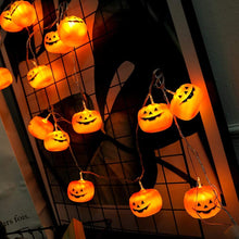Carica l'immagine nel visualizzatore di Gallery, Zucca di Luci Stringa Halloween 3Meters 20 LED Lanterna Zucca Stringa per Feste Halloween Luci Perfette per Halloween