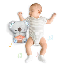 Carica l'immagine nel visualizzatore di Gallery, Auby Soothe 'n' Cuddle Koala - Plush Toy with 10 Lullabies - Lights &amp; Rhythmic Breathing Motion - Gift for Newborns+