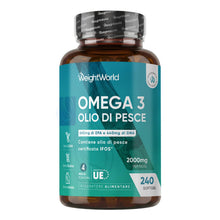 Carica l'immagine nel visualizzatore di Gallery, Omega 3 Certificato IFOS, Olio di Pesce 2000mg, 660mg EPA e 440mg DHA
