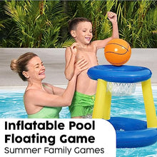 Carica l'immagine nel visualizzatore di Gallery, Bestway 52418 Gioco Gonfiabile per Bambini Splash 'N' Hoop