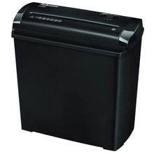 Carica l'immagine nel visualizzatore di Gallery, Fellowes Distruggi documenti a striscia P-25S, 5 fogli, trita documenti per uso personale, distruggidocumenti con cestino da 11 litri, nero