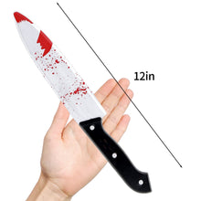 Carica l'immagine nel visualizzatore di Gallery, DERAYEE 2 Pezzi Coltello Finto,Pugnale in Plastica Halloween,Pugnale per Feste di Halloween