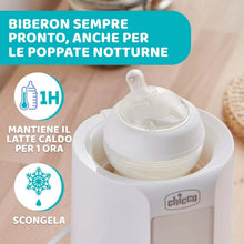 Carica l'immagine nel visualizzatore di Gallery, Chicco Scaldabiberon Portatile Da Viaggio E Scaldapappa Con Tre Programmi E Spegnimento Automatico, Bianco, ‎14 x 14 x 17.5 cm; 820 grammi