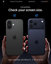 Carica l'immagine nel visualizzatore di Gallery, Spigen Glas.tR EZ Fit Vetro Temperato compatibile con iPhone 17 Pro, iPhone 17, iPhone 16 Pro, 2 Pezzi, Installazione Facile, Cristallino, Durezza 9H Pellicola prottetiva