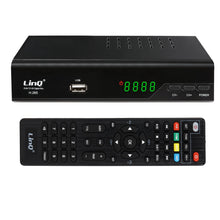 Carica l'immagine nel visualizzatore di Gallery, Decoder DVB-T2, HD 1080p H.265 HEVC Ricevitore Digitale Terrestre HDMI TV Stick 10 Bit 60 FPS, USB WiFi Supporto, SCART, Ethernet, Universal Remote Control