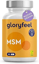 Carica l'immagine nel visualizzatore di Gallery, gloryfeel Integratore MSM Metilsulfonilmetano Zolfo Organico MSM 1600mg 6mesi