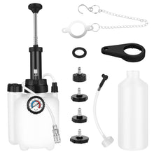 Carica l'immagine nel visualizzatore di Gallery, ASUNCELL 3L Auto Freno Sfiato, Kit di Ricambio per spurgo Manuale del Liquido dei Freni, Sistema di spurgo per Freno e Frizione, Kit Professionale di spurgo Freni con E20 Adattatore
