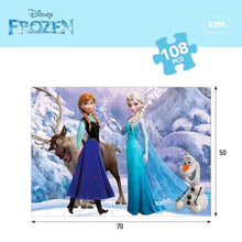 Carica l'immagine nel visualizzatore di Gallery, Liscianigiochi, Frozen Elsa And Anna Disney Puzzle, 108 Pezzi, Multicolore, 42121