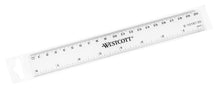 Carica l'immagine nel visualizzatore di Gallery, Westcott E-10181 00 Righello in plastica, 20 cm / 8 pollici, scala cm e pollici, trasparente