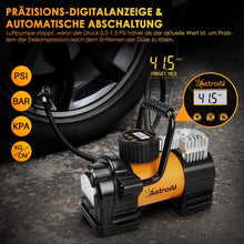 Carica l'immagine nel visualizzatore di Gallery, AstroAI Compressore Auto 12 V Aria Portatile Professionale con LED,...