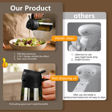 Carica l'immagine nel visualizzatore di Gallery, SWEET VIEW Spruzzatore Olio e Distributore Olio, 470 ml, in vetro resistente alla luce, per cucina, friggitrice ad aria, cucina, insalata e barbecue