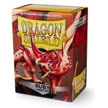 Carica l'immagine nel visualizzatore di Gallery, Dragon Shield ART11037 Matte Standard Size Sleeves 100pk-Ruby, Multicoloured