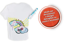 Carica l'immagine nel visualizzatore di Gallery, Crayola – Pennarelli per tessuti, 10 pezzi, rosso, rosa, arancione, giallo, violetto, verde chiaro, blu, azzurro, grigio, nero, Per decorare magliette e oggetti in tessuto, 58-8633