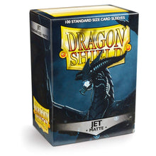 Carica l'immagine nel visualizzatore di Gallery, Arcane Tinmen ART11024 Sleeves: Dragon Shield Matte Jet (100) Standard Size 100pk-Jet, Black