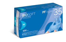 Carica l'immagine nel visualizzatore di Gallery, Guanti Monouso in Nitrile Blu BIOSOFT PLUS (100 pz.) - Taglia M