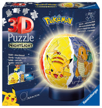 Carica l'immagine nel visualizzatore di Gallery, Ravensburger - 3D Puzzle Nightlamp Pokemon, Night Lamp, 72 Pezzi, 6+ Anni